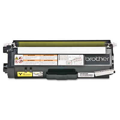 EcoPlus Yellow Toner Cartridge compatible with the Brother TN315Y