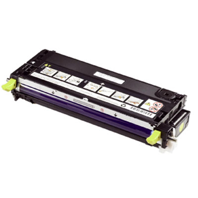 High CapacityYellow Toner Cartridge compatible with the Dell 330-1204