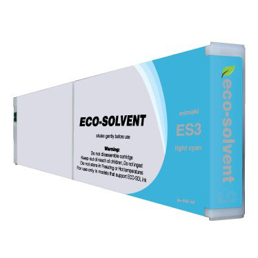 Light Cyan Eco Solvent Ink compatible with the Mimaki ES3 LC-440