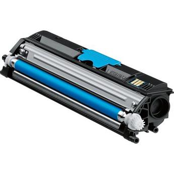 Cyan Toner Cartridge compatible with the Konica Minolta A0V30HF