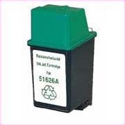 Black Inkjet Cartridge compatible with the HP (HP 26) 51626A