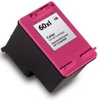 High CapacityTri-Color Inkjet Cartridge compatible with the HP (HP  60XL) CC644WN