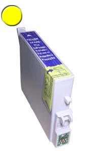 Yellow Inkjet Cartridge compatible with the Epson T048420