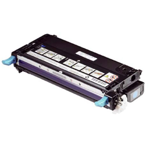 High CapacityCyan Toner Cartridge compatible with the Dell 330-1199