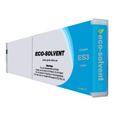 Cyan Eco Solvent Ink compatible with the Mimaki ES3 CY-440