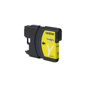 Yellow Inkjet Cartridge compatible with the Brother LC61Y