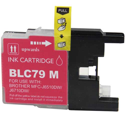 High Yield Magenta Inkjet Cartridge compatible with the Brother LC79M (2,400 page yield)