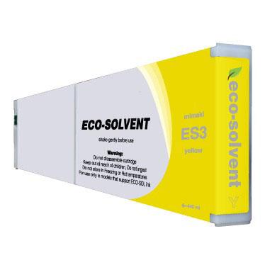Yellow Eco Solvent Ink compatible with the Mimaki ES3 YE-440