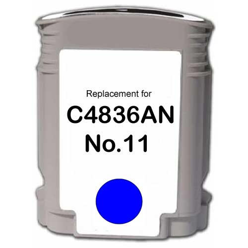 Cyan Inkjet Cartridge compatible with the HP (HP 11) C4836AN