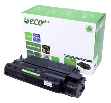 EcoPlus Remanufactured Extra High Capacity Black Toner Cartridge compatible with the HP (HP 82X) C4182X