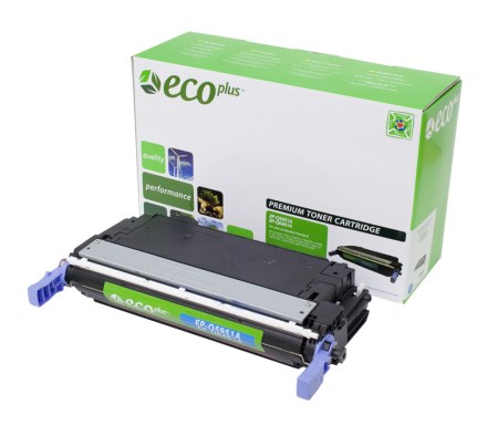 EcoPlus Cyan Toner Cartridge compatible with the HP Q5951A
