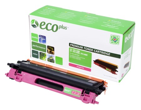 EcoPlus Cyan Toner Cartridge compatible with the Brother TN 115C