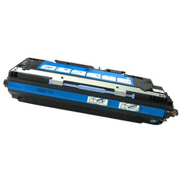 EcoPlus Cyan Toner Cartridge compatible with the HP Q2671A