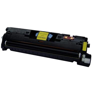 EcoPlus Yellow Toner Cartridge compatible with the HP C9702A