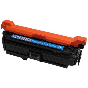 Cyan Toner Cartridge compatible with the HP CE251A