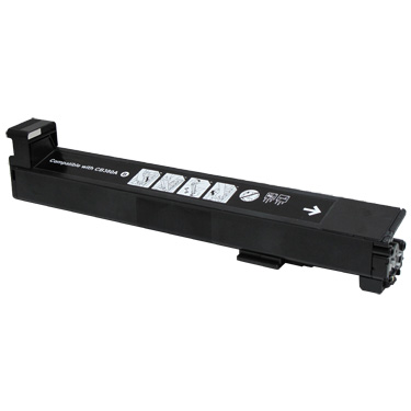 EcoPlus Black Toner Cartridge compatible with the HP CB380A , HP823A
