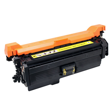 EcoPlus Yellow Toner  Cartridge compatible with the HP CE262A