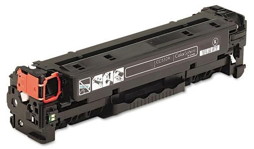 Black Toner Cartridge compatible with the HP CC530A