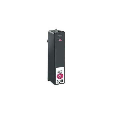 Magenta Ink Cartridge compatible with the Lexmark (#100) 14N1015 , 14N0901