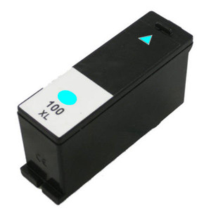 High CapacityCyan   Ink Cartridge compatible with the Lexmark (#100C XL) 14N1069, 14N1054