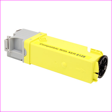 Yellow Toner Cartridge compatible with the Xerox 106R01454